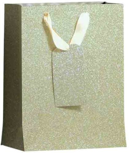 Cadeautas IG Group Goud glitter 175x98x229mm