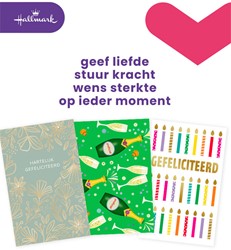 Wenskaart Hallmark Business Box verjaardag navulset à 6 stuks