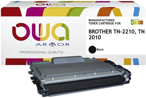 Toner OWA alternatief tbv Brother TN-2210BK zwart