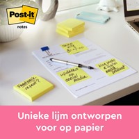 Memoblok 3M Post-it 563 101x101mm geel 200 vel-2