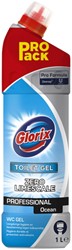 Sanitairreiniger Glorix Pro Formula Toilet Gel Ocean zonder bleek 1000ml