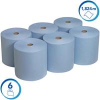 Handdoekrol Scott Control 1-laags 304m blauw 6668-2