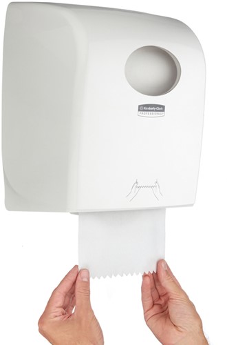 Handdoekroldispenser Aquarius wit 7375-2