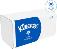 Handdoek Kleenex Ultra i-vouw 3-laags 21,5x31,8cm wit 15x96stuks 6710-3