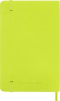 Notitieboek Moleskine pocket 90x140mm blanco soft cover lemon green-3