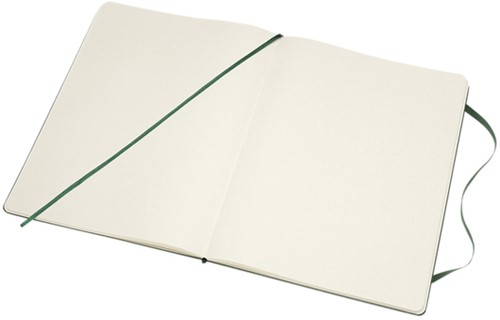 Notitieboek Moleskine XL 190x250mm blanco hard cover myrtle green-1