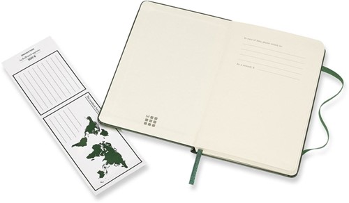 Notitieboek Moleskine pocket 90x140mm ruit 5x5mm hard cover myrtle green-2