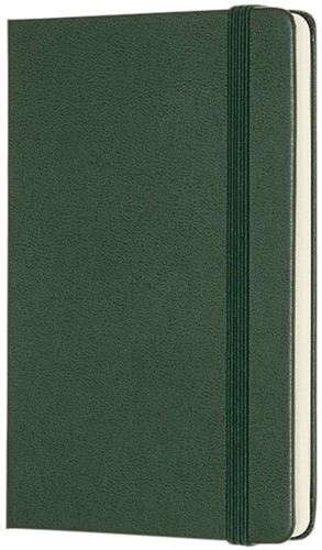 Notitieboek Moleskine pocket 90x140mm blanco hard cover myrtle green-3