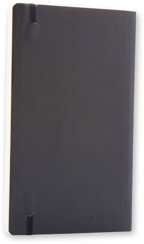 Notitieboek Moleskine large 130x210mm ruit 5x5mm soft cover zwart-3