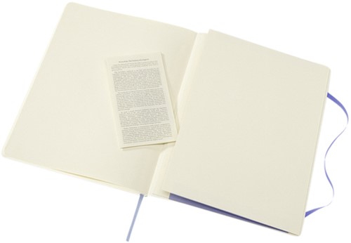 Notitieboek Moleskine XL 190x250mm lijn soft cover hydrangea blue-2