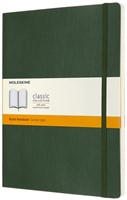 Notitieboek Moleskine XL 190x250mm lijn soft cover myrtle green