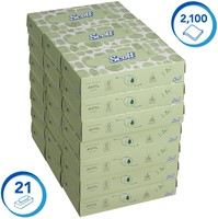 Facial tissues Scott 2-laags 100 vel wit 8837-5