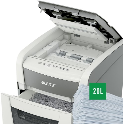 Papiervernietiger Leitz IQ Auto+ Small Office 50X P4 snippers 4x28mm-3