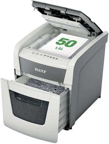 Papiervernietiger Leitz IQ Auto+ Small Office 50X P4 snippers 4x28mm-18
