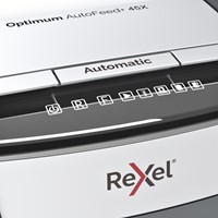 Papiervernietiger Rexel Optimum Auto+ 45X snippers 4x28mm-3
