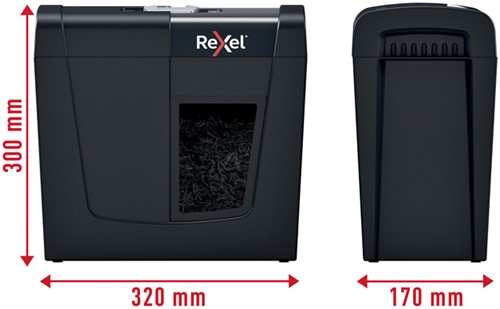 Papiervernietiger Rexel Secure X6 snippers 4x40mm-3