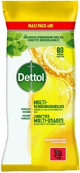 Reinigingsdoekjes Dettol Citrus 80 stuks