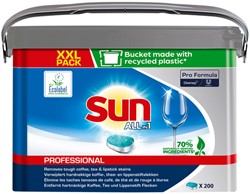 Vaatwastabletten Sun Professional Pro Formula All-in-one XXL 200 stuks