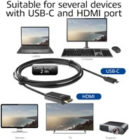 Kabel ACT USB-C naar HDMI 60Hz  2 meter-4