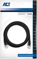 Kabel ACT CAT6 Network koper 0.9 meter zwart-1