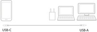Kabel ACT USB 3.2 naar USB-C laad -en data 1 meter-2