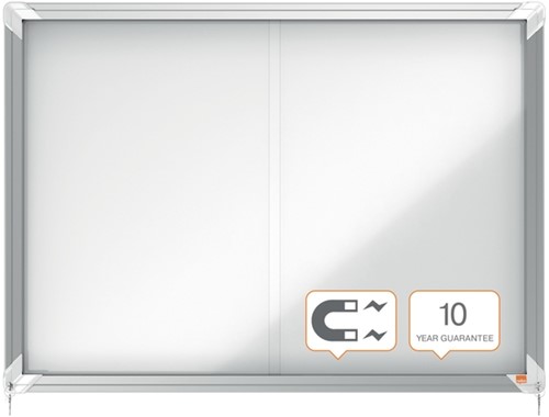 Binnenvitrine Nobo Premium Plus 8xA4 schuifdeur magnetisch-1