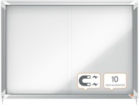 Binnenvitrine Nobo Premium Plus 8xA4 schuifdeur magnetisch-2