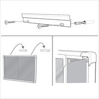 Binnenvitrine Nobo Premium Plus 8xA4 schuifdeur magnetisch-5