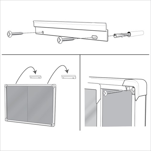 Binnenvitrine Nobo Premium Plus 8xA4 schuifdeur magnetisch-6