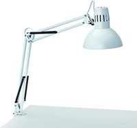 Bureaulamp MAUL Study tafelklem excl.LED lamp E27 wit-1