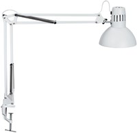 Bureaulamp MAUL Study tafelklem excl.LED lamp E27 wit-2