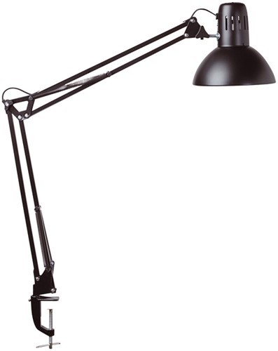 Bureaulamp MAUL Study tafelklem excl.LED lamp E27 zwart