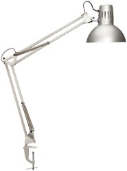 Bureaulamp MAUL Study tafelklem excl.LED lamp E27 zilver