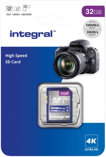 Geheugenkaart Integral SDHC-XC 32GB High Speed-2