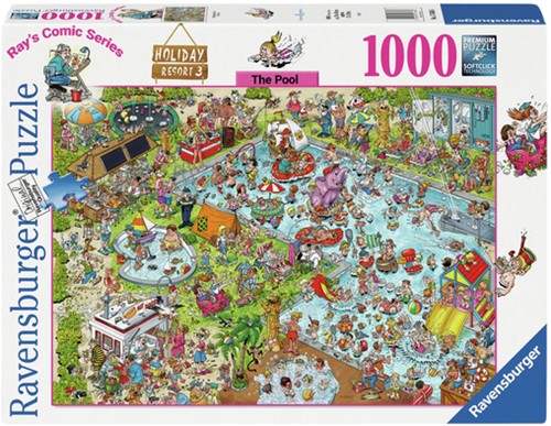 Puzzel Ravensburger Ray Comics The Pool deel 3 1000 stukjes