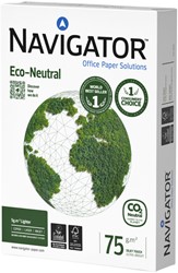 Kopieerpapier Navigator Eco-Neutral A4 75gr wit 500vel