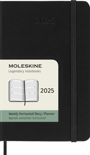 Agenda 2025 Moleskine 12M Planner Weekly 7dagen/2pagina's pocket hc black-4