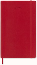 Agenda 2025 Moleskine 12M Planner Weekly 7dagen/1pagina large sc scarlet red