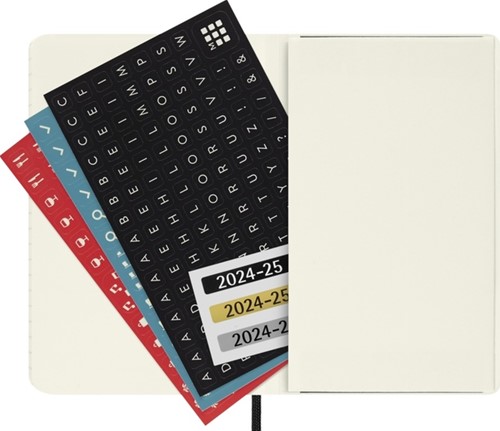 Agenda 2024/2025 Moleskine 18M Planner Weekly 7dagen/1pagina pocket sc black-2