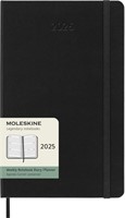 Agenda 2025 Moleskine 12M Planner Weekly 7dagen/2pagina's large hc black-4