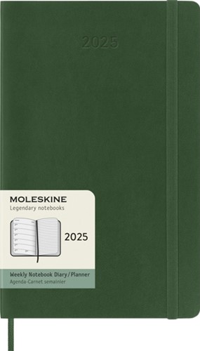 Agenda 2025 Moleskine 12M Planner Weekly 7dagen/1pagina large sc myrtle green-4