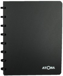 Adresboek Atoma A5 lijn 54vel 90gr PP assorti