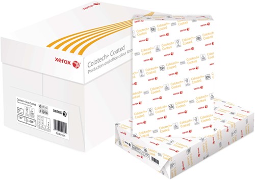 Laserpapier Xerox Colotech+ glossy coated A3 130gr wit 500vel-1