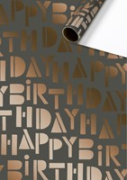 Inpakpapier Stewo Happy Birthday 200x70cm  assorti-2