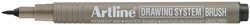 Fineliner Artline technisch brush zwart