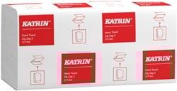 Handdoek Katrin z-vouw 2-laags 244x230mm 20x200 vel wit 35588