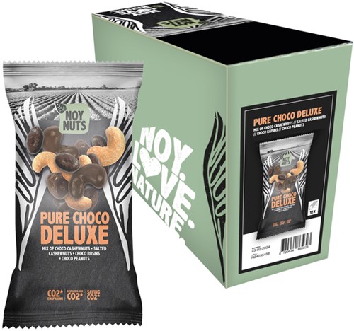 Cashewnoten NoyNuts pure choco deluxe mix zak 45 gram