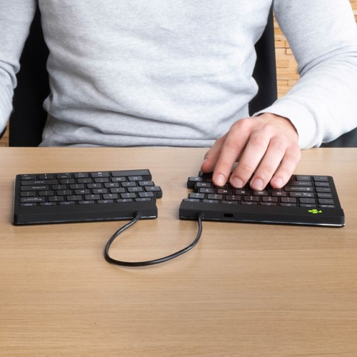 Toetsenbord R-Go Split Break QWERTY WL zwart-5