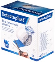 Waterafstotende blauwe pleister Detectaplast 6cmx5m