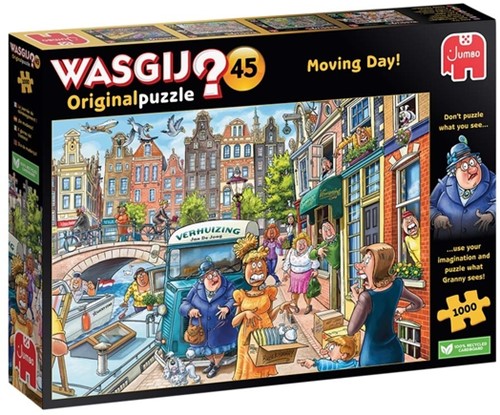 Puzzel Wasgij Original 45 Verhuisdag! 1000st